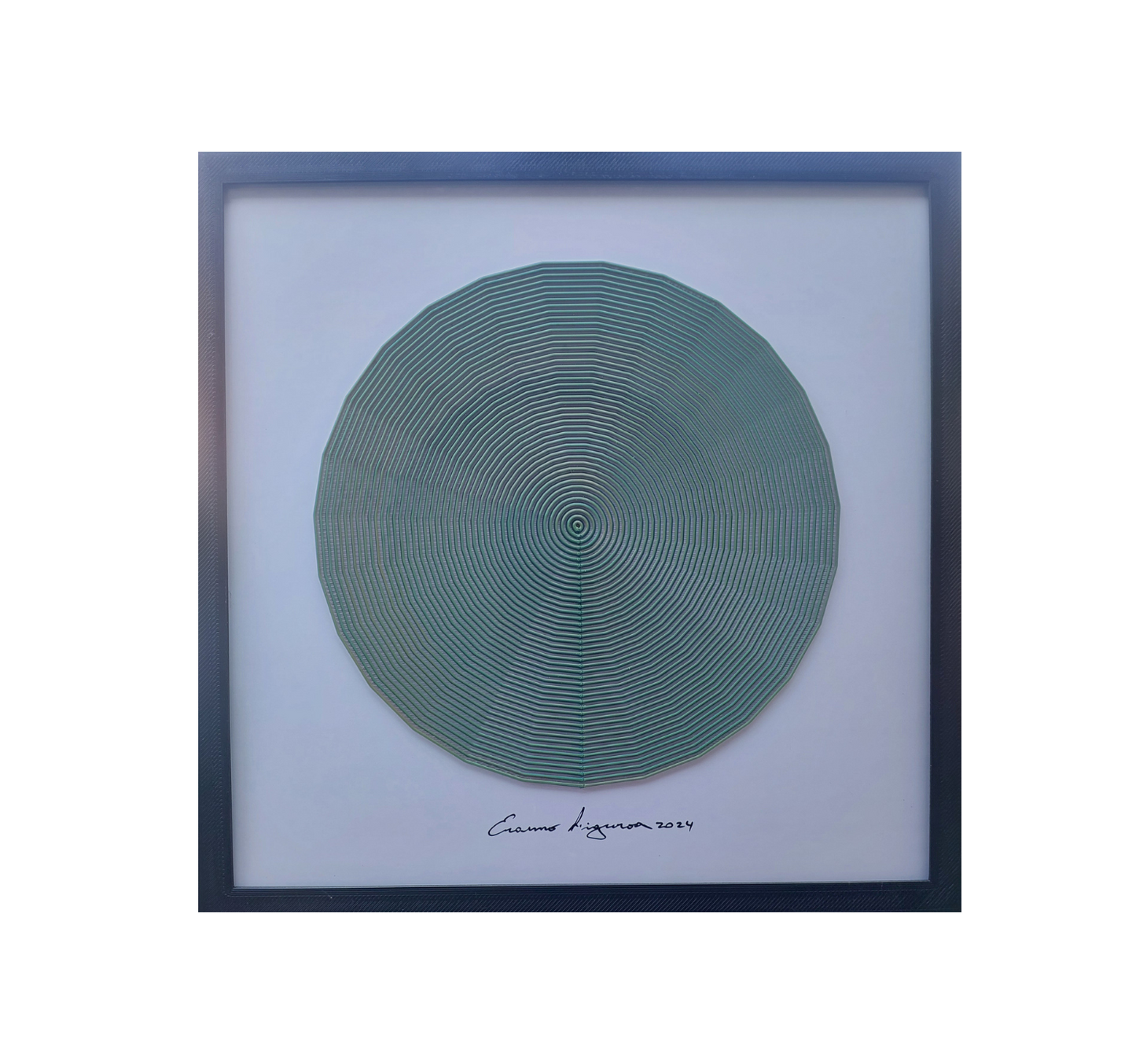 Mirada al Abismo II 30 x 30 cm.