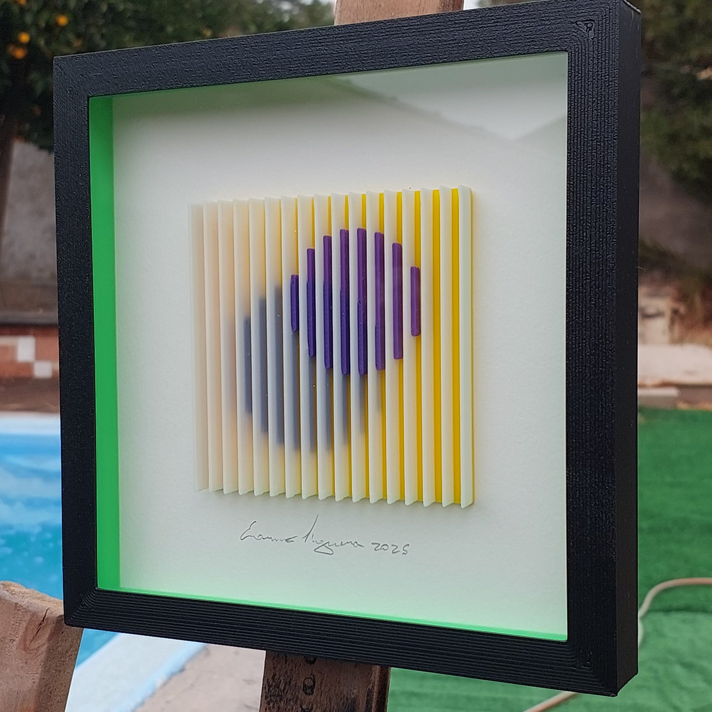 Capricho 2 interferencias III 20 x 20 cm.