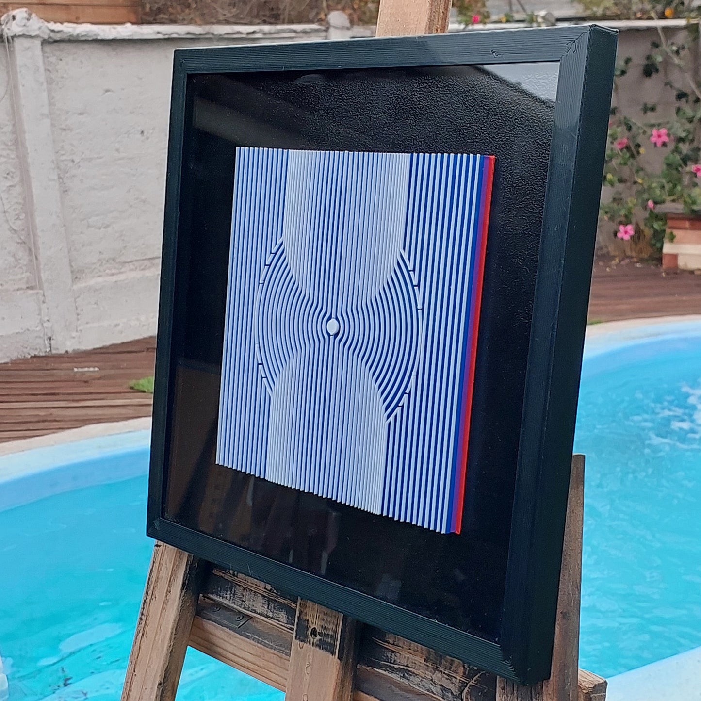 Onda expansiva del ser I 30 x 30 cm.