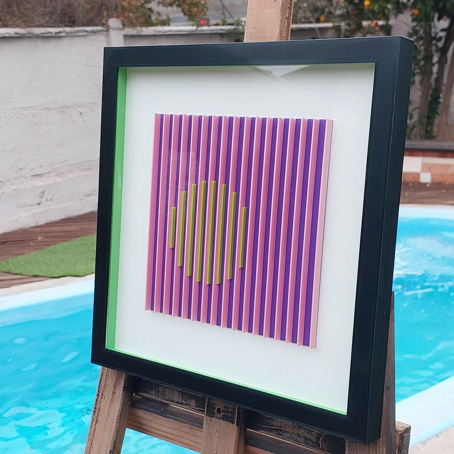 Capricho 2 interferencias I 30 x 30 cm.