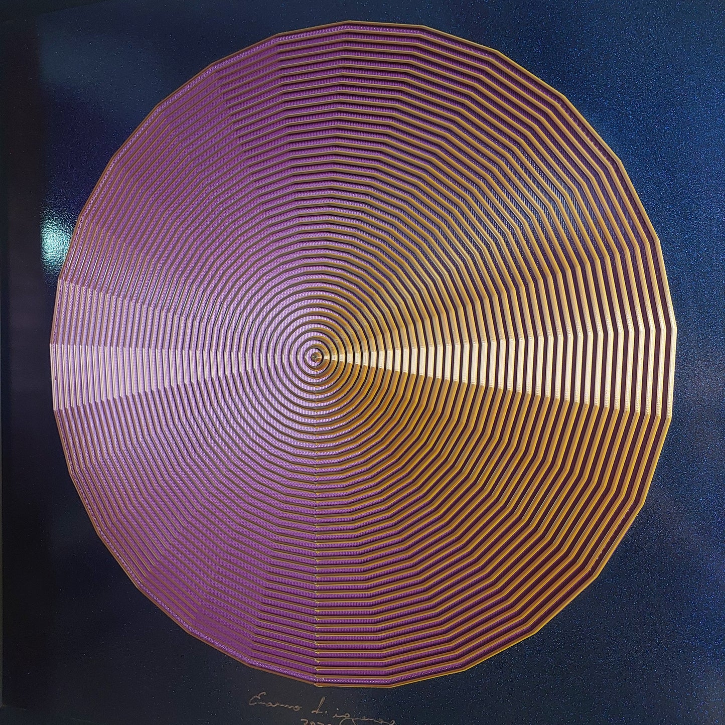 Mirada al abismo I 50 x 50 cm.