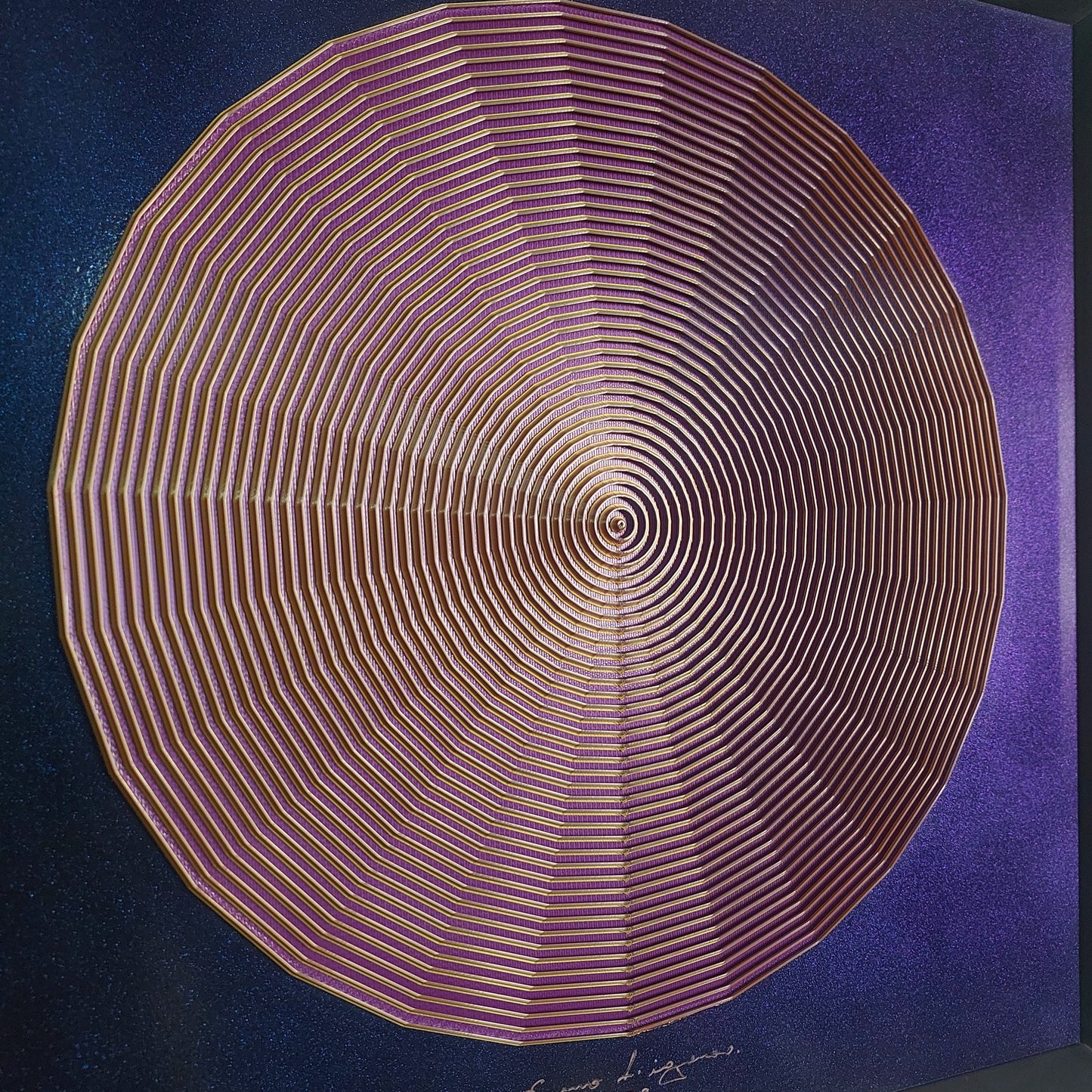 Mirada al abismo I 50 x 50 cm.