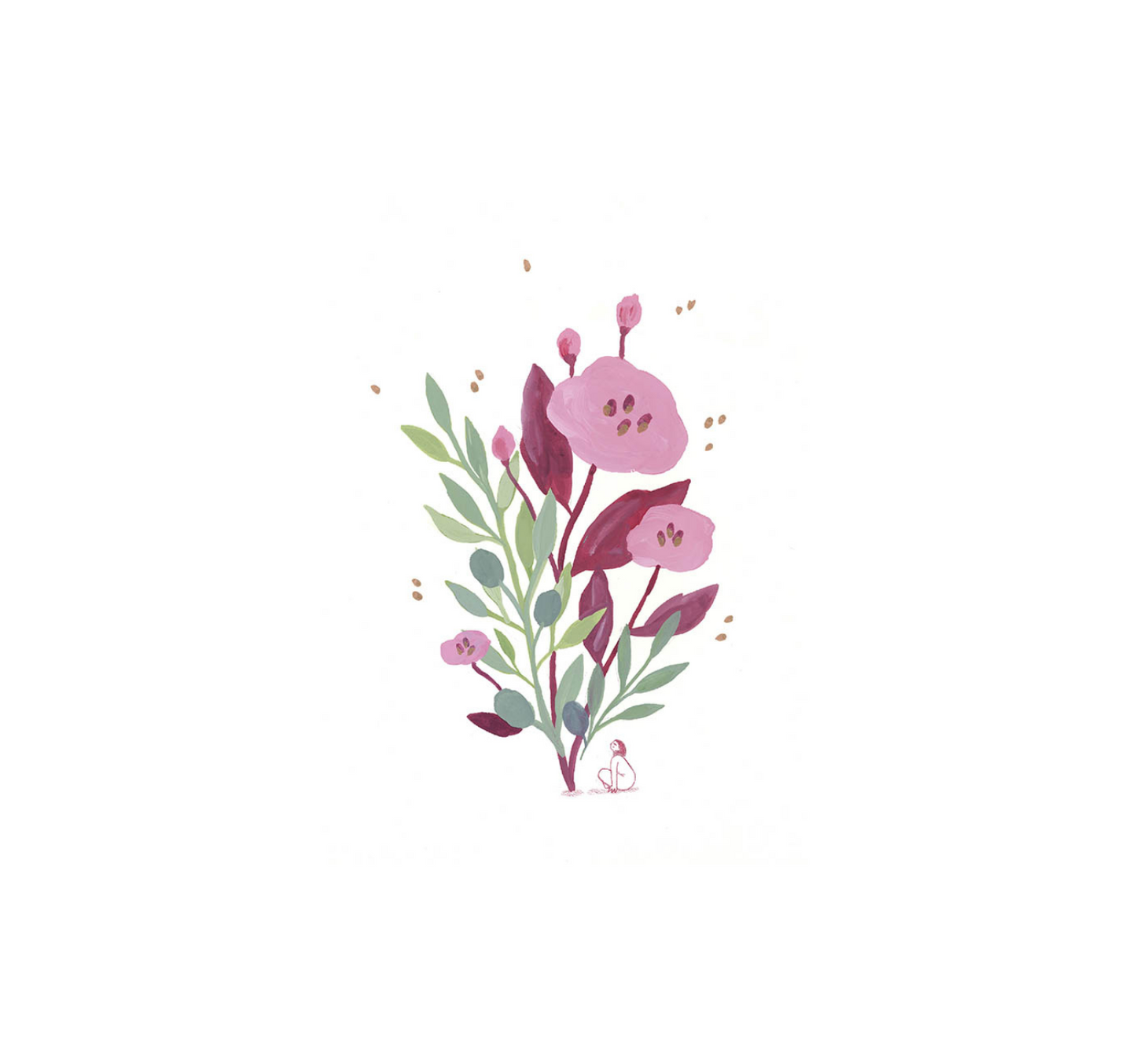 Rosa y oliva