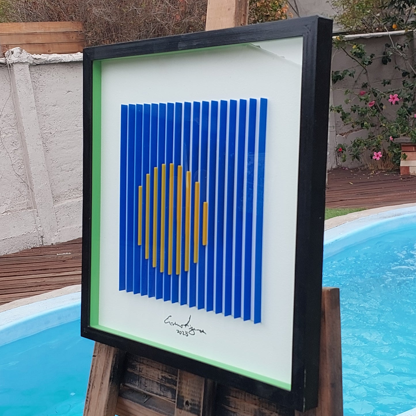 Capricho 2 interferencias IV 30 x 30 cm.