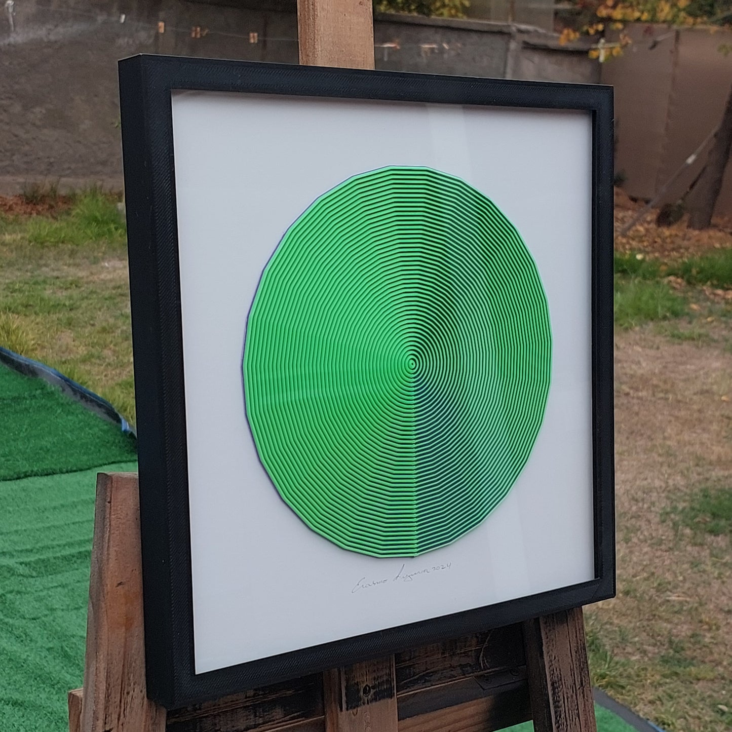 Mirada al Abismo I 30 x 30 cm. (Copia)