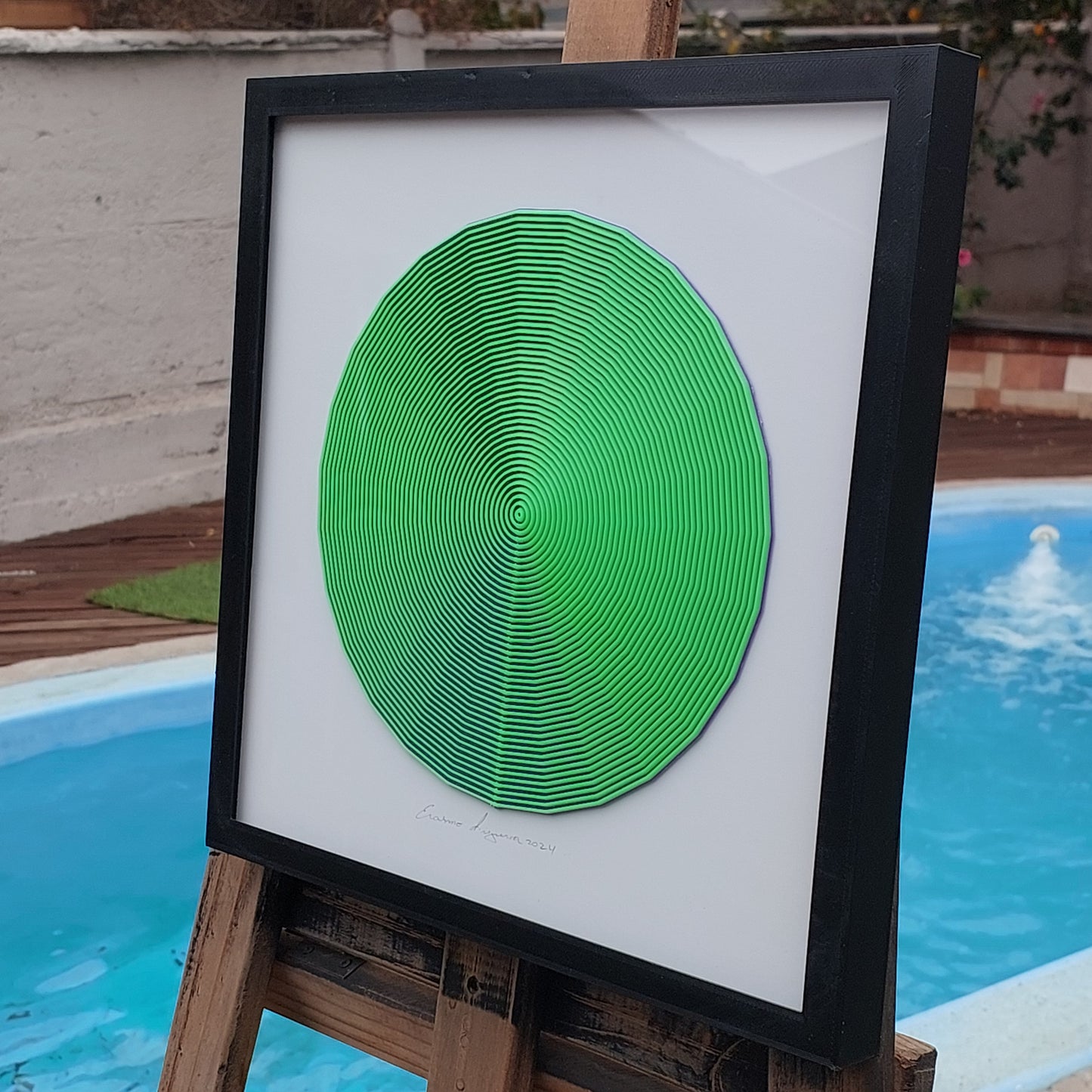 Mirada al Abismo I 30 x 30 cm. (Copia)