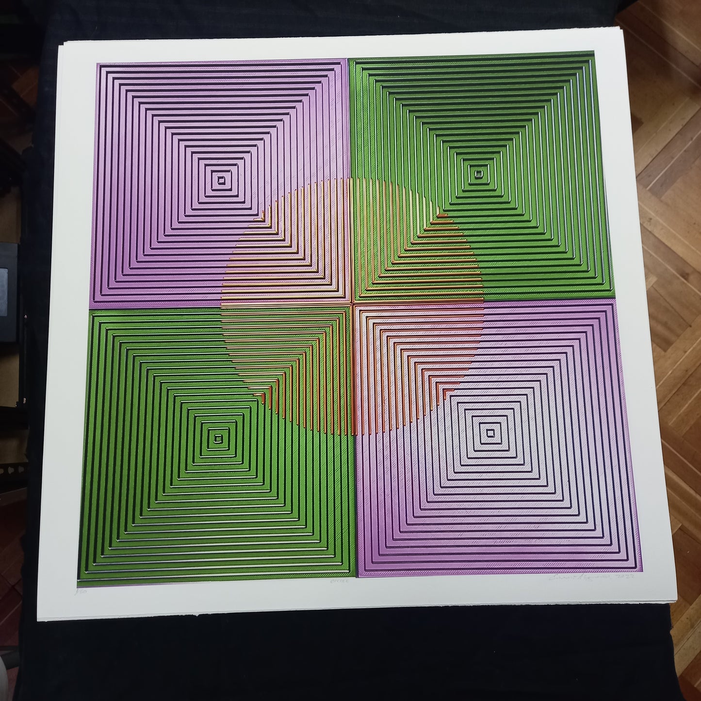 Capricho glicée 60 x 60 cm. (2)