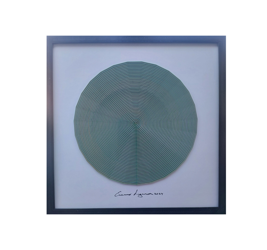 Mirada al Abismo II 30 x 30 cm.