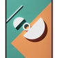 Geometrics green and orange