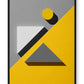 Geometrics yellow and grey